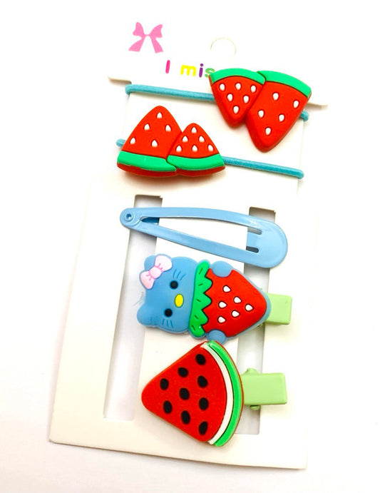 كرت مشابك شعر بتصميمات مختلفة