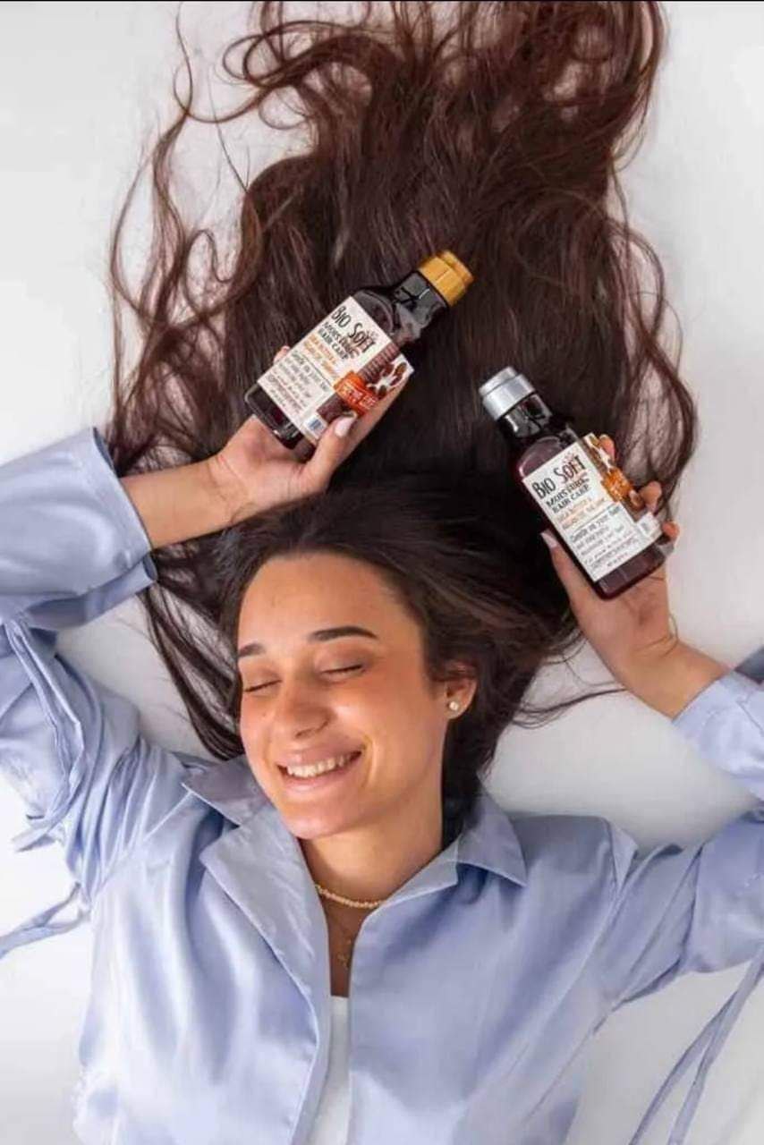 Bio Soft Shampoo and Conditioner with Avocado, Shea Butter, Argan Oil, Hyaluronic Acid, and Anti-Dandruff - 410 ml
