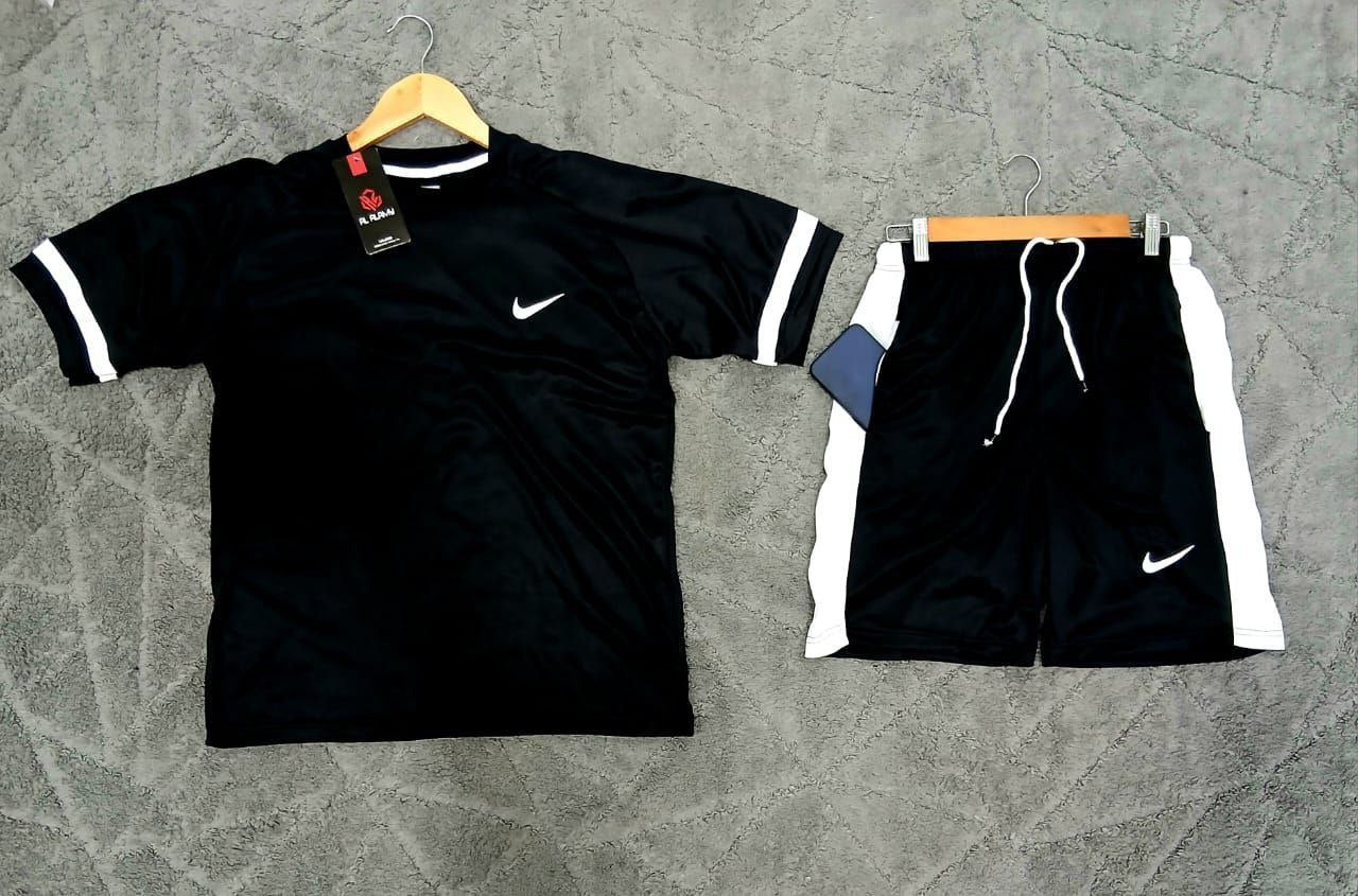طقم رياضي ماركة نايك بخامة تيشيرت روزيتا وشورت سوفت – جودة ممتازة – مقاسات من L – 3XL