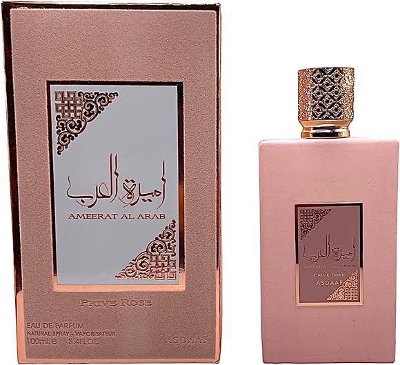 Princess of Arabia, Prive Rose, Eau de Parfum for Women, 100ml, by Asdaf