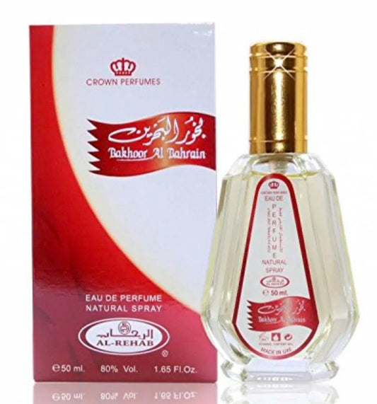 Bukhoor Al Bahrain Perfume - By Al Rehab Company - Eau de Parfum Spray - For Unisex - 50 ml