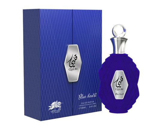 Qalbi Blue Heart Perfume - Unisex - Eau de Parfum - 100 ml - by Al Fares