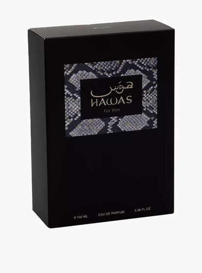 عطر هوس للرجال  او دو بارفان  100 مل من رصاصي