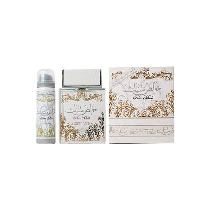 عطر خالص مسك للجنسين أو دي برفان 100 مل و مزيل العرق 200 مل