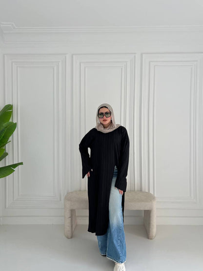دريس طويل  بفتحة أمامية – فريسكا مستورد، One Size حتى 80 كغ
