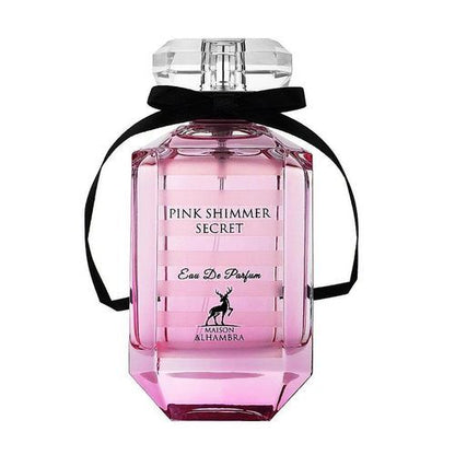 Pink Shimmer Secret Perfume - 100ml - for Women - Eau de Parfum - by Alhambra 