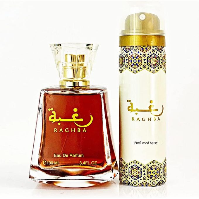 عطر رغبة للجنسين +ومزيل عرق أو دي بارفان 100 مل  من لطافة