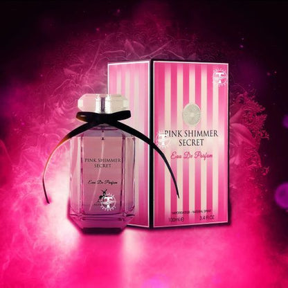 Pink Shimmer Secret Perfume - 100ml - for Women - Eau de Parfum - by Alhambra 