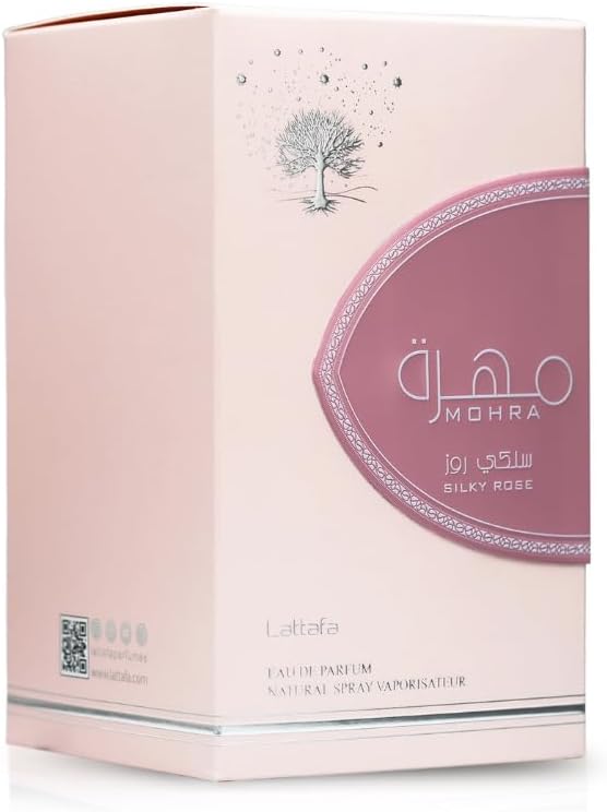 عطر مهرا سيلكي روز للنساء أو دي بارفان 100مل من لطافة