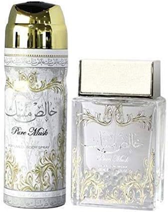 عطر خالص مسك للجنسين أو دي برفان 100 مل و مزيل العرق 200 مل