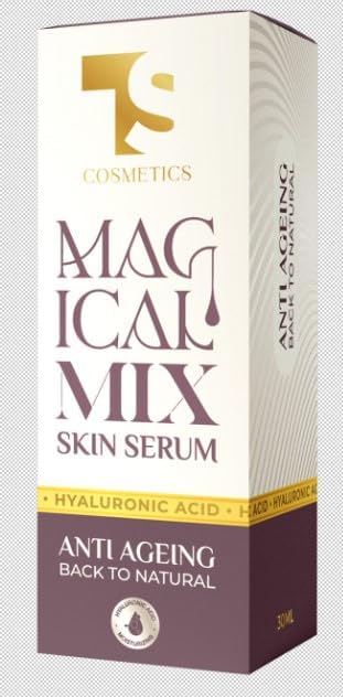 سيروم هايدرونيك أسيد ماجيكال ميكس – 30 مل – ترطيب ونضارة فائقة لجميع أنواع البشرة – من T&S Cosmetics