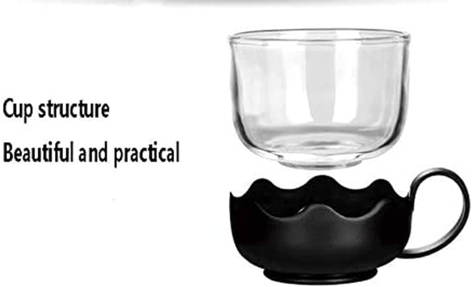 Pyrex Serving Tea Set, 700ml Capacity, Glass Teapot with 4 Glass Tea Cups with Plastic Base and Removable Stainless Steel Tea Infuser, Suitable for Brewing Tea and Herbal Tea Bags