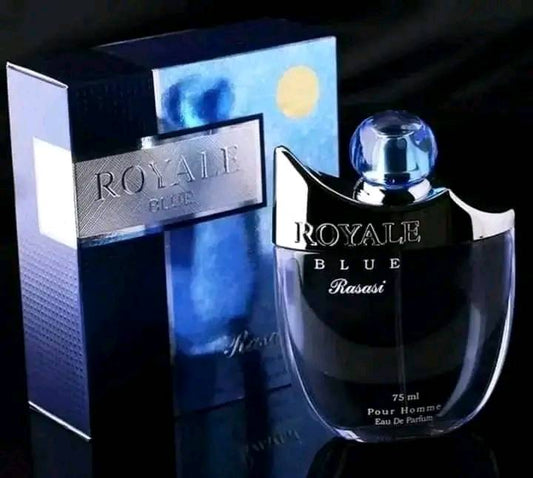 عطر رويال بلو للرجال  او دي بارفان 75 مل من رصاصي