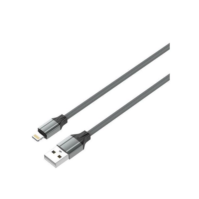 للشحن السريع Ldnio LS441 Micro USB – أصلي 2.4 أمبير بطول 1 متر – رمادي