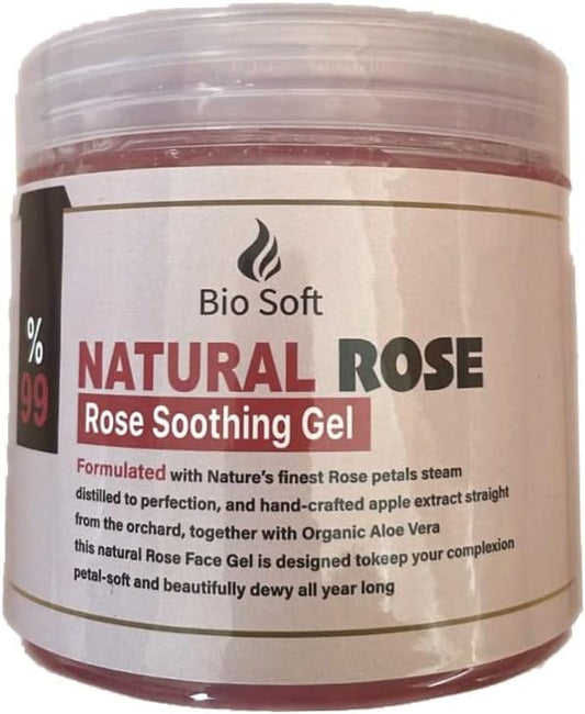 Bio Soft Rose Gel - 500ml of natural freshness and hydration with the enchanting scent of roses 