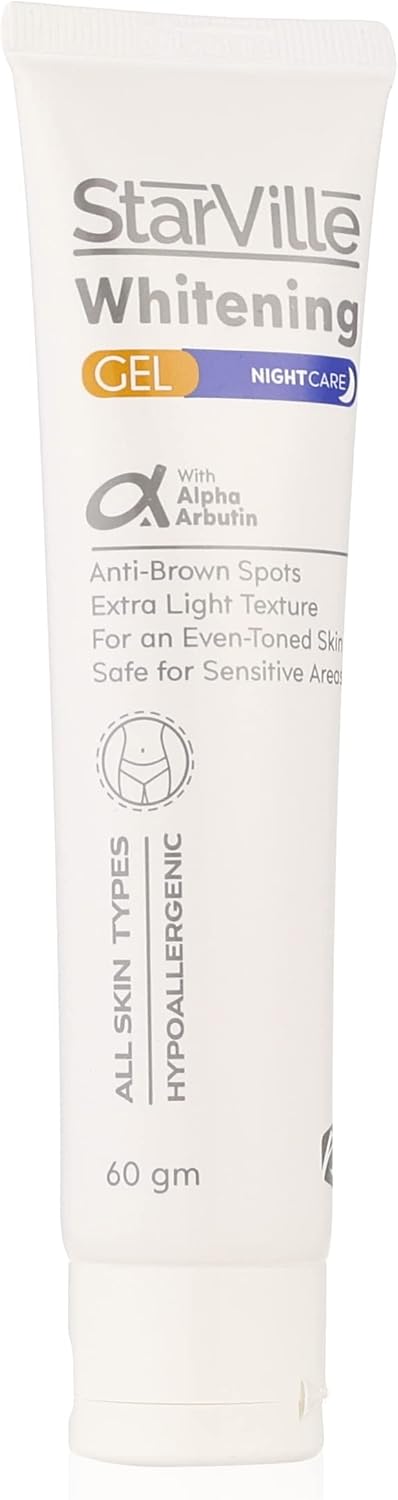Starville lightening cream contains Alpha Arbutin, unifies and lightens skin tone, 60 grams 