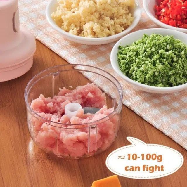 250ml Mini Electric Garlic Chopper - 220W High Efficiency USB Portable Food Blender! 
