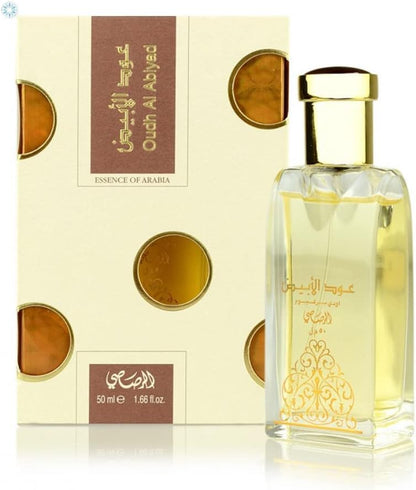 عطر عود الابيض للجنسين او دو بارفان 50 مل من الرصاصي