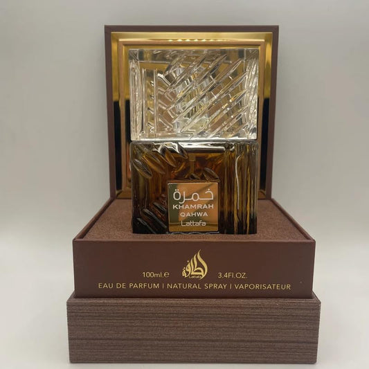 Lattafa Natural Coffee Khamrat Eau de Parfum for Unisex, 100ml 