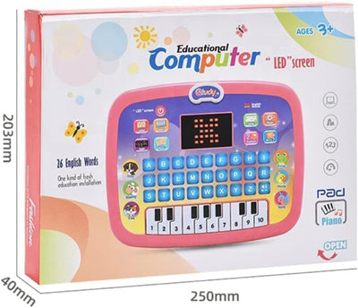 Talking Educational Lab for Kids with LED Screen for Learning Alphabet, Numbers, Words, Music, Math and Early Development; Interactive Electronic Toy for Boys.