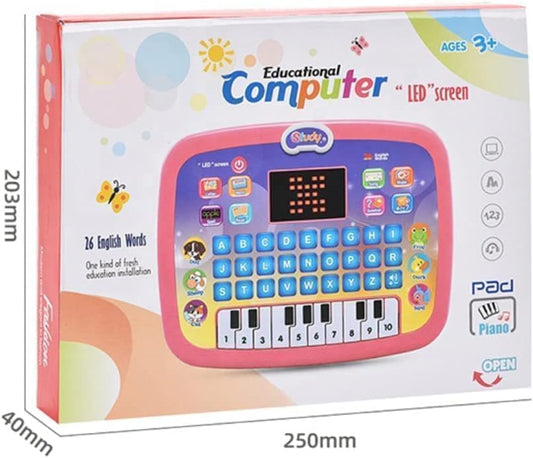 Talking Educational Lab for Kids with LED Screen for Learning Alphabet, Numbers, Words, Music, Math and Early Development; Interactive Electronic Toy for Boys.