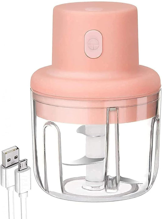 250ml Mini Electric Garlic Chopper - 220W High Efficiency USB Portable Food Blender! 
