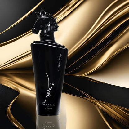 عطر ماهر بلاك ايدشن للجنسين أو دي بارفان 100 مل من لطافة