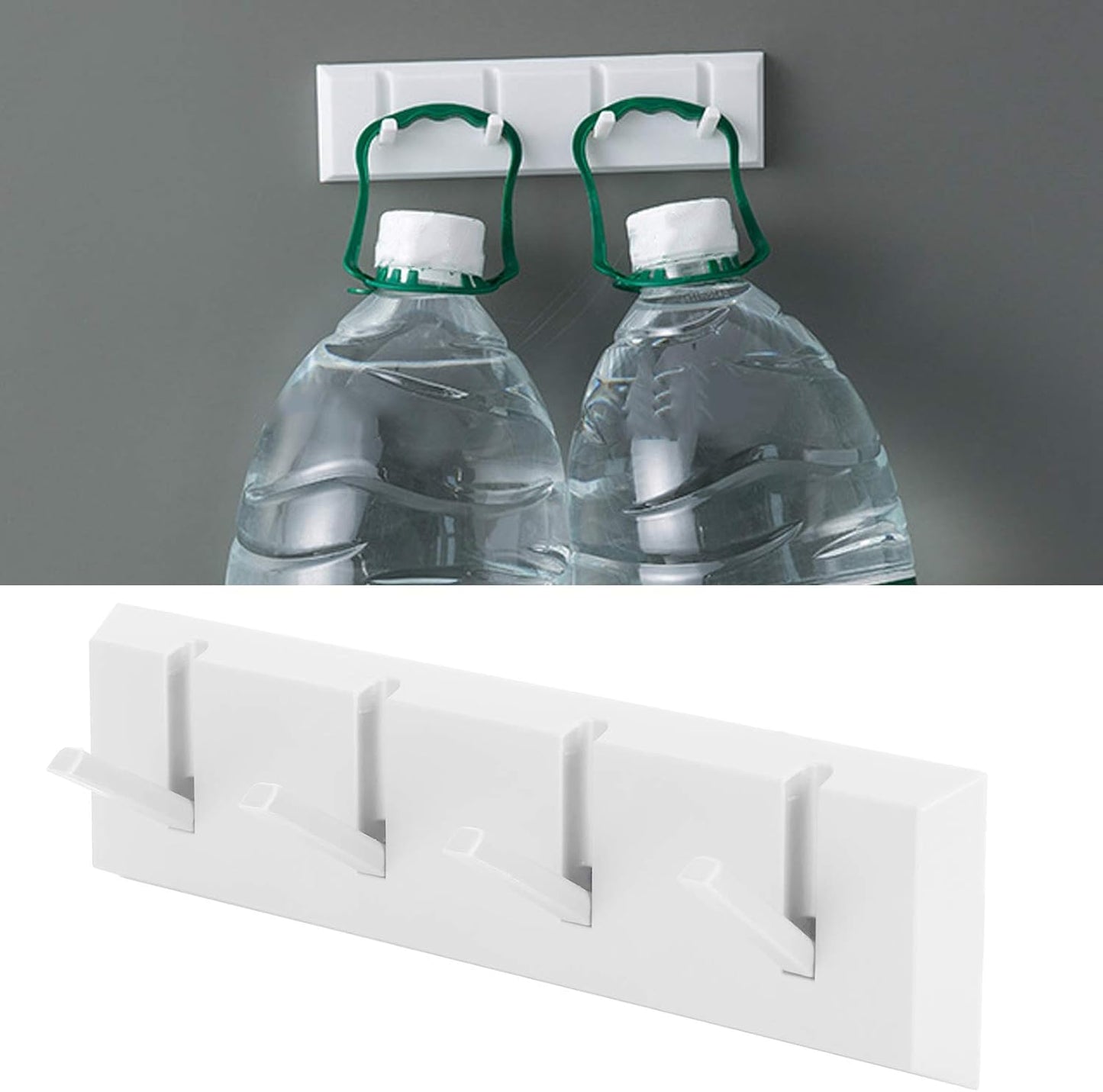 Multi-purpose wall hanger with weight capacity in different colors - modern and elegant design for perfect organization!