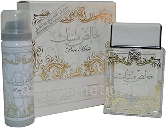 عطر خالص مسك للجنسين أو دي برفان 100 مل و مزيل العرق 200 مل