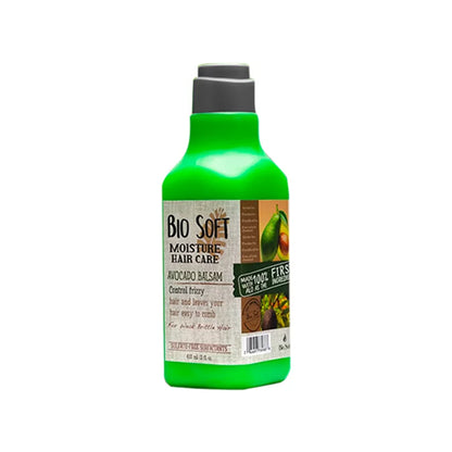 Bio Soft Shampoo and Conditioner with Avocado, Shea Butter, Argan Oil, Hyaluronic Acid, and Anti-Dandruff - 410 ml