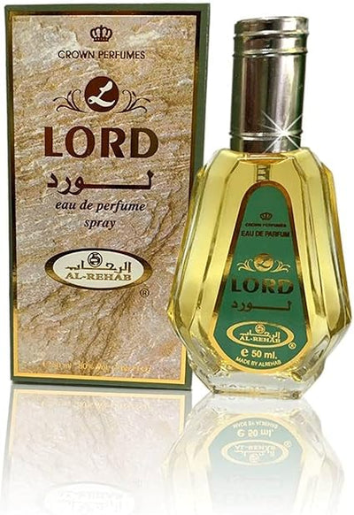 عطر لورد  - من شركه الرحاب -  او دي بارفان سبراي -للرجال - 50  مل