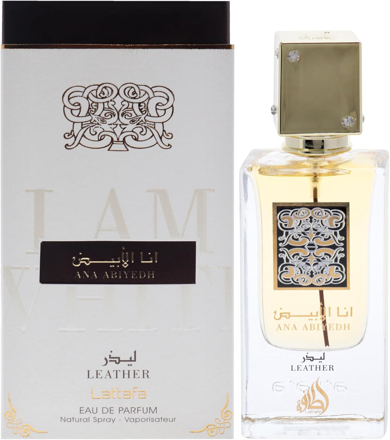 عطر أنا الأبيض ليذر للجنسين أو دي بارفان 60 مل من لطافة