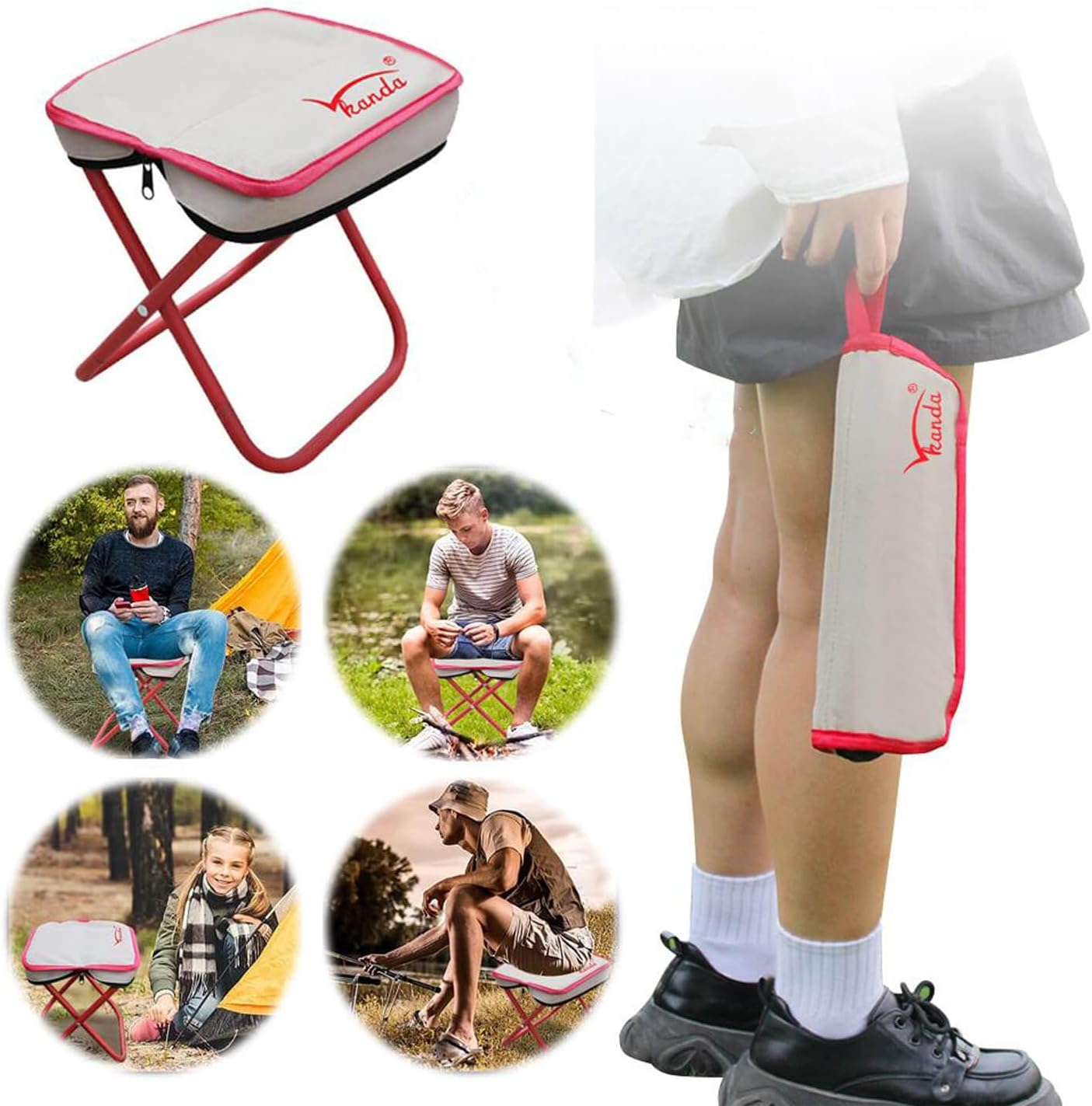 Folding Travel Chair with Bag - Lightness and elegance in portability 
