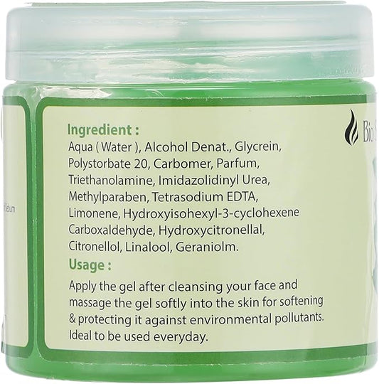 Bio Soft Aloe Vera Gel - Double Moisturizing &amp; 99% Natural Antioxidant 