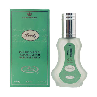 عطر لوفلي - من شركة الرحاب - أو دي بارفان سبراي - للجنسين - 35 مل