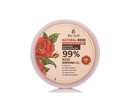 Bio Soft Rose Gel - 500ml of natural freshness and hydration with the enchanting scent of roses 