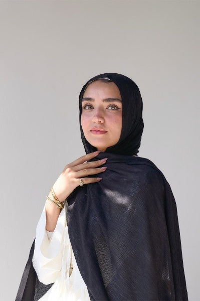 طرحة تايلاندي ساده - خامة قطن شاش ناعم - 200×75 سم