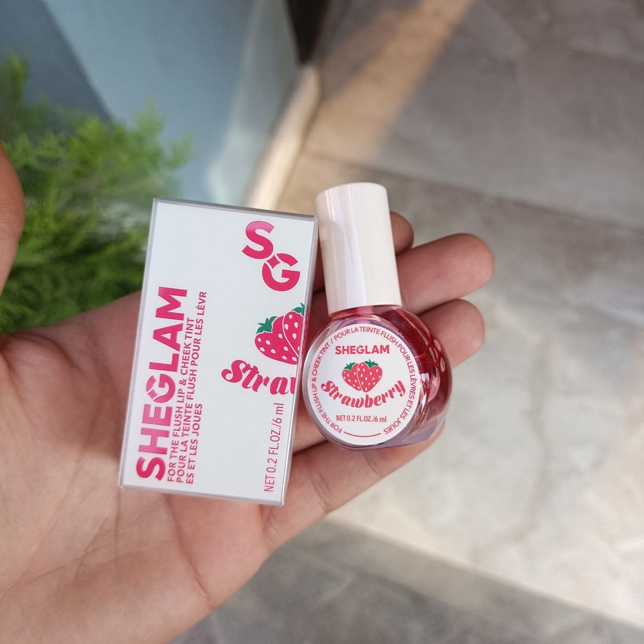 3 pieces of Shiglam Tint for Cheeks and Lips - 12-Hour Long-Lasting - Waterproof 