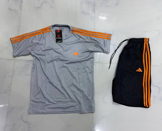 Adidas tracksuit with Rosetta T-shirt and soft shorts - excellent quality - sizes L - 3XL