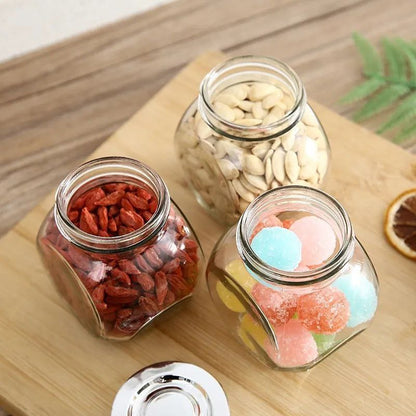 Super Luxe Clear Jar Set - 3 Pieces with Original Sealing Quality 