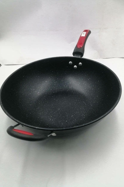 32cm Deep Frying Pan - Premium Heavy Material and Practical Front Handle 