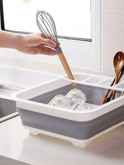 Practical and foldable silicone kitchen utensil holder - high quality to organize your kitchen smartly! 