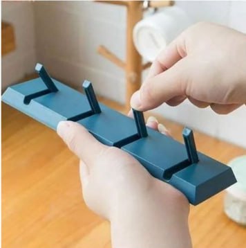 Multi-purpose wall hanger with weight capacity in different colors - modern and elegant design for perfect organization!
