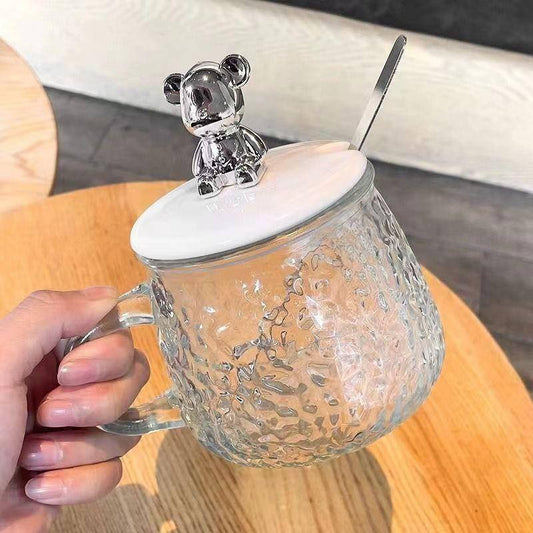Teddy Bear Glass Mug - 300ml 