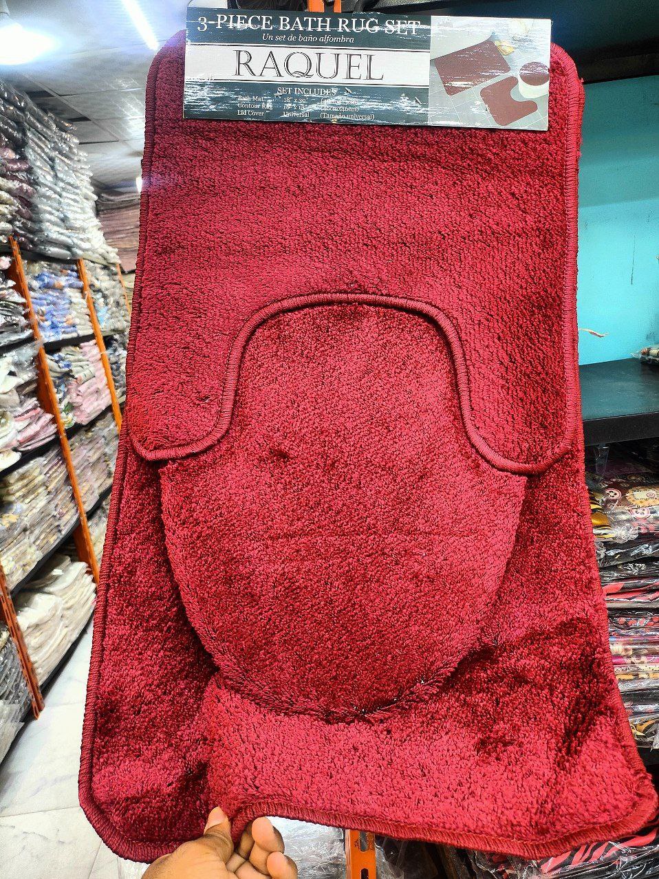 Imported 3-piece bathroom set - soft, non-slip shag | Luxury and comfort in every detail!