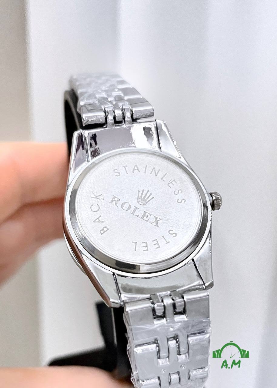 &nbsp;ROLEX - ساعة نسائي سلفر – ستانلس ستيل – متعددة الألوان