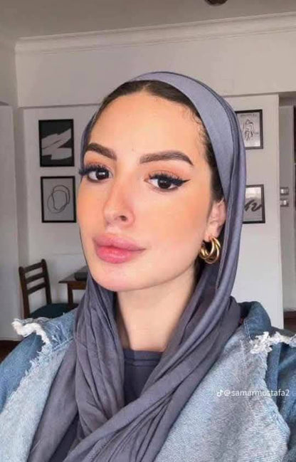 طرحة بالبندانه - قطن ليكرا – طول 200 - عرض 60