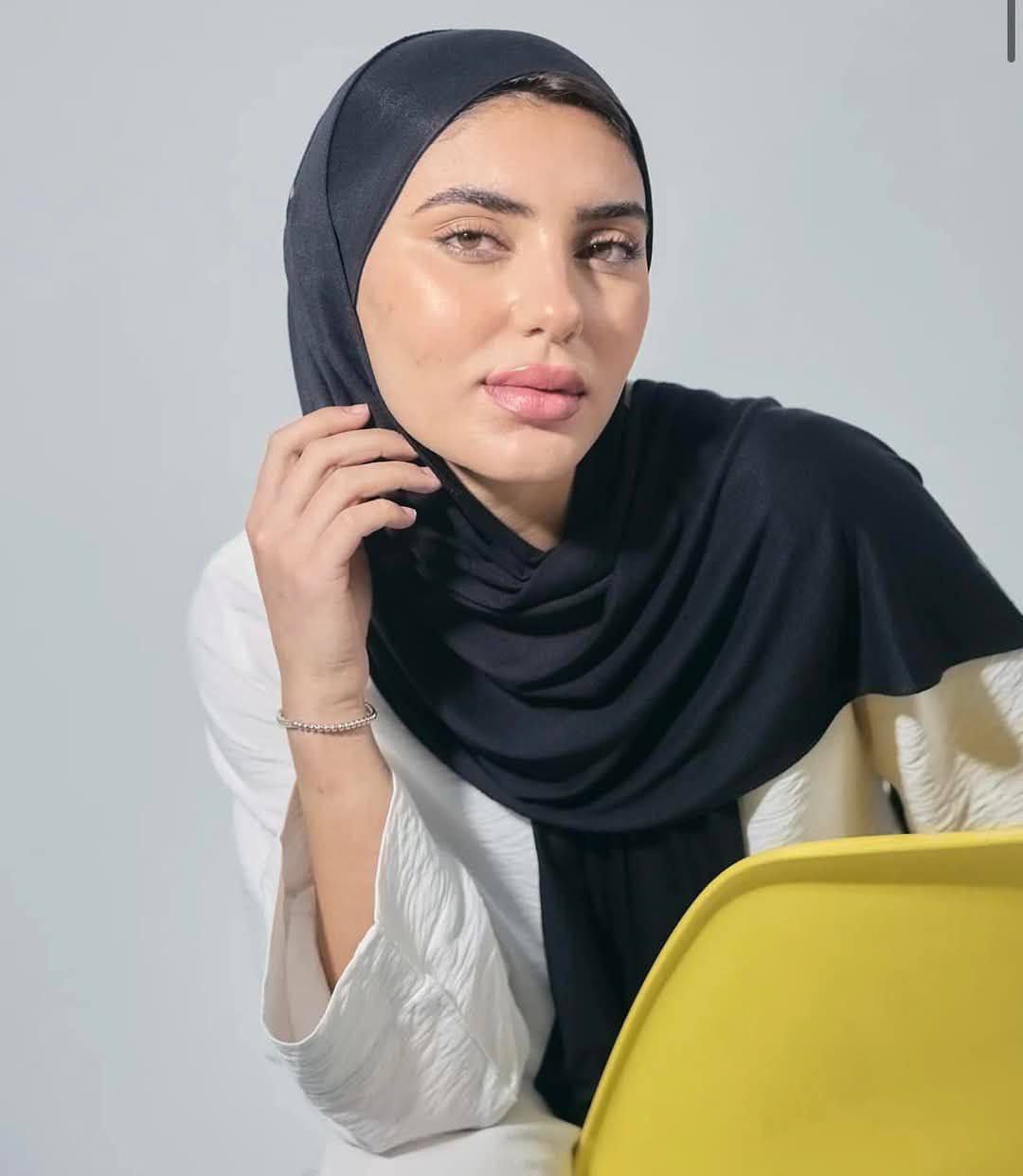 طرحة بالبندانه - قطن ليكرا – طول 200 - عرض 60