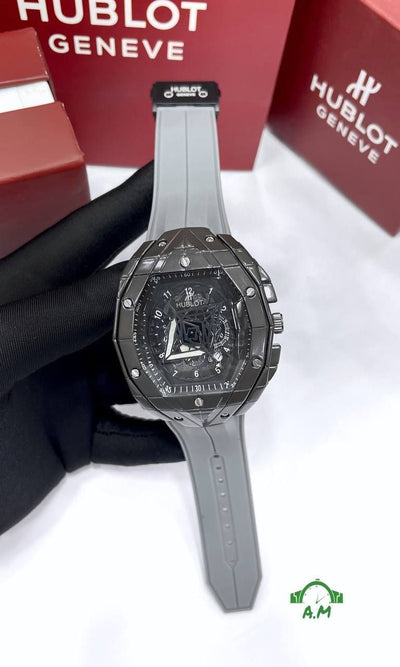 HUBLOT Original ساعه رجالي – ربر لوكس – متعددة الألوان – مقاس 45