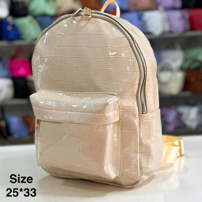 باك كروكودايل لماع – مقاس 25×33 سم – متعددة الألوان